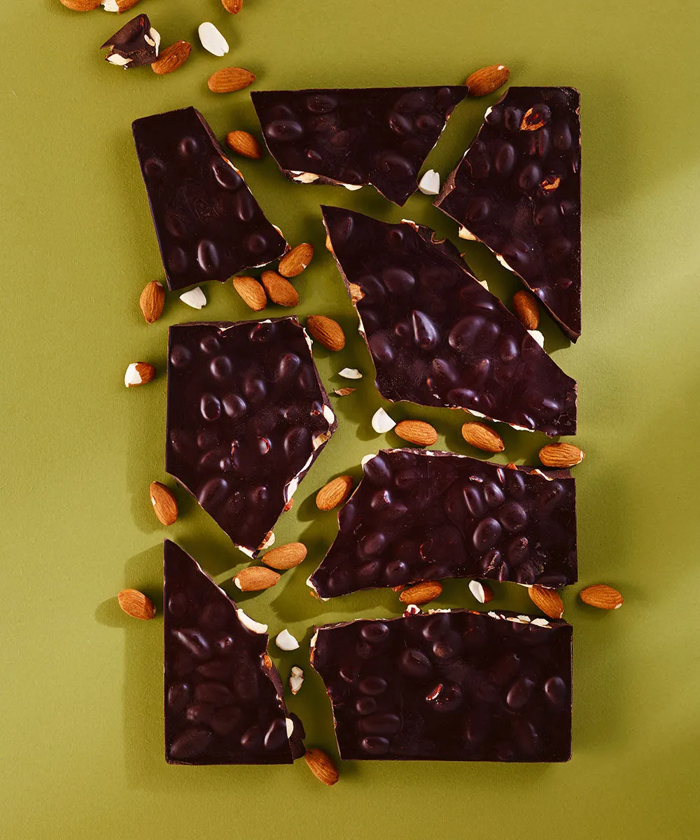 Belledonne Plaque à casser chocolat noir 74% amandes 1,5 kg bio