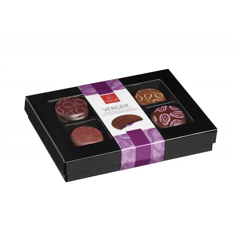 Des Lis Chocolat Palets Verger 70g fruits