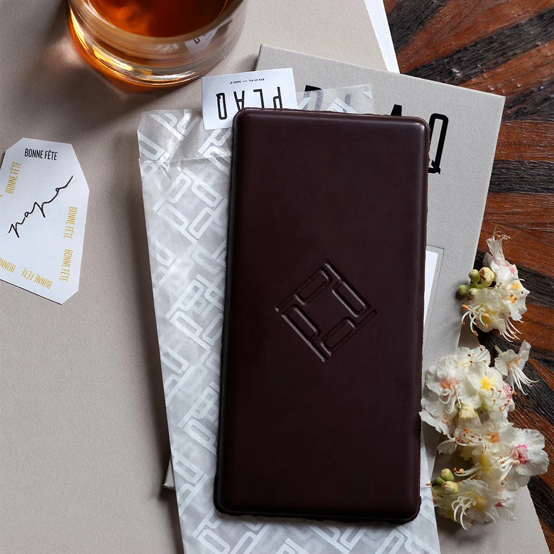 Plaq Maya Mountain 80% Cognac tablette chocolat