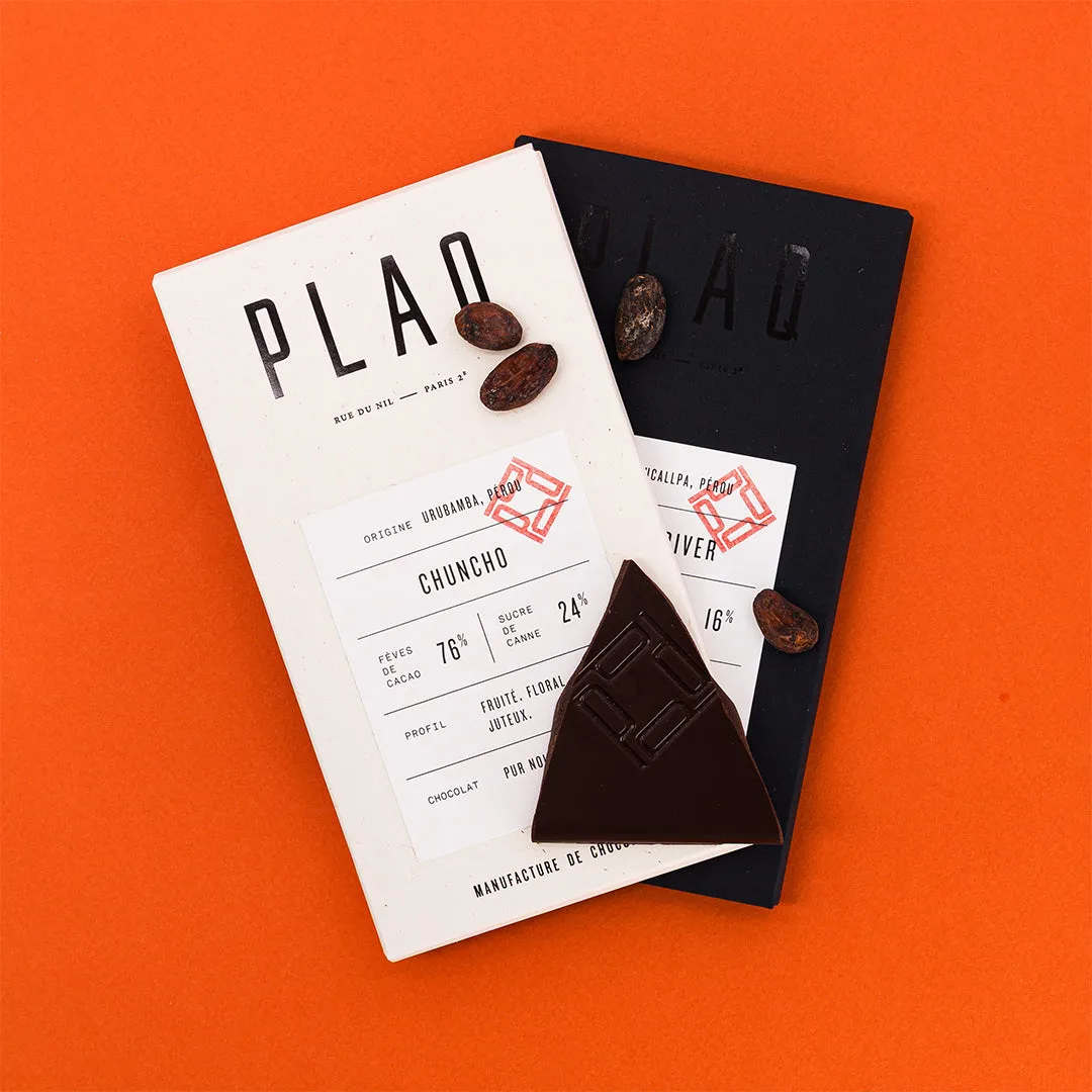 PLAQ Chuncho 76% tablette noir fruité