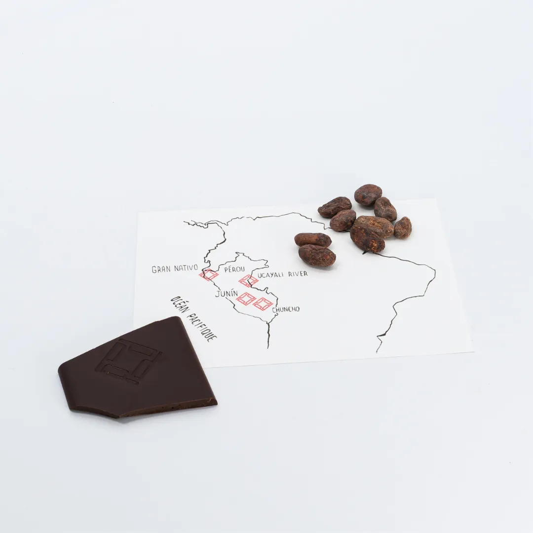 Plaq Très Noir Junin 84% tablette chocolat noir Pérou