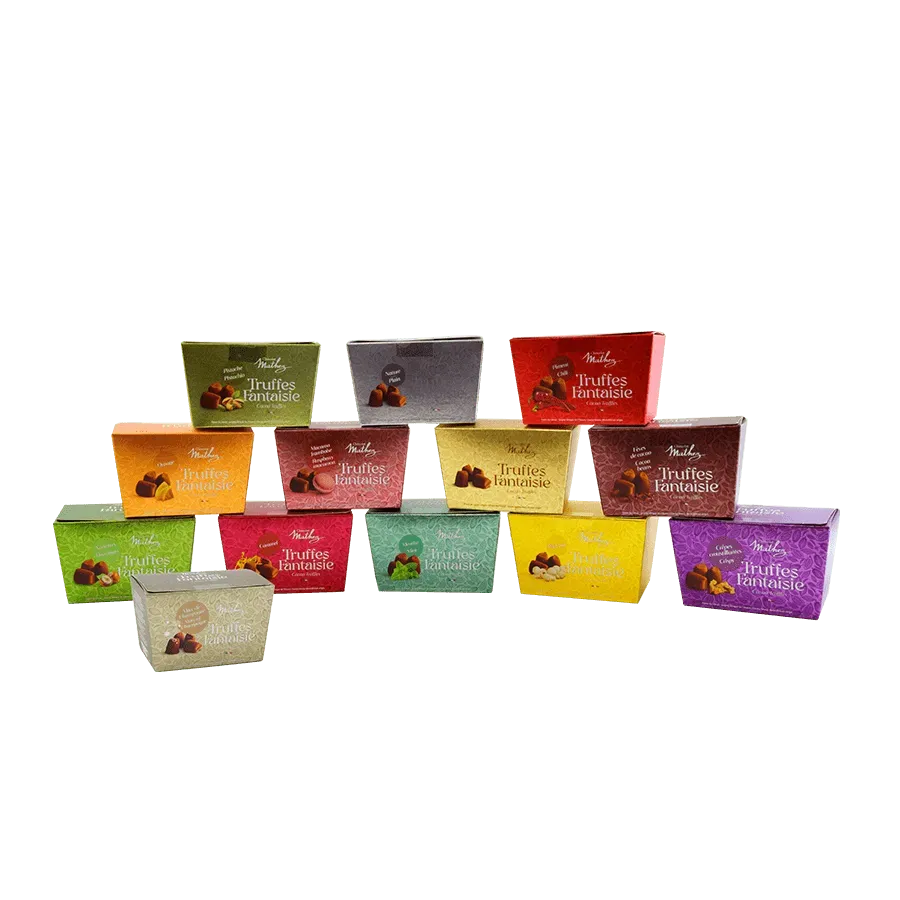 Mathez Bright ballotin truffes fantaisie 250g cacao
