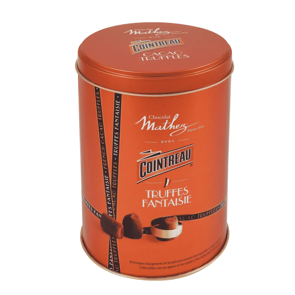 Chocolat Mathez Truffes Fantaisie Cointreau boite 500g orange