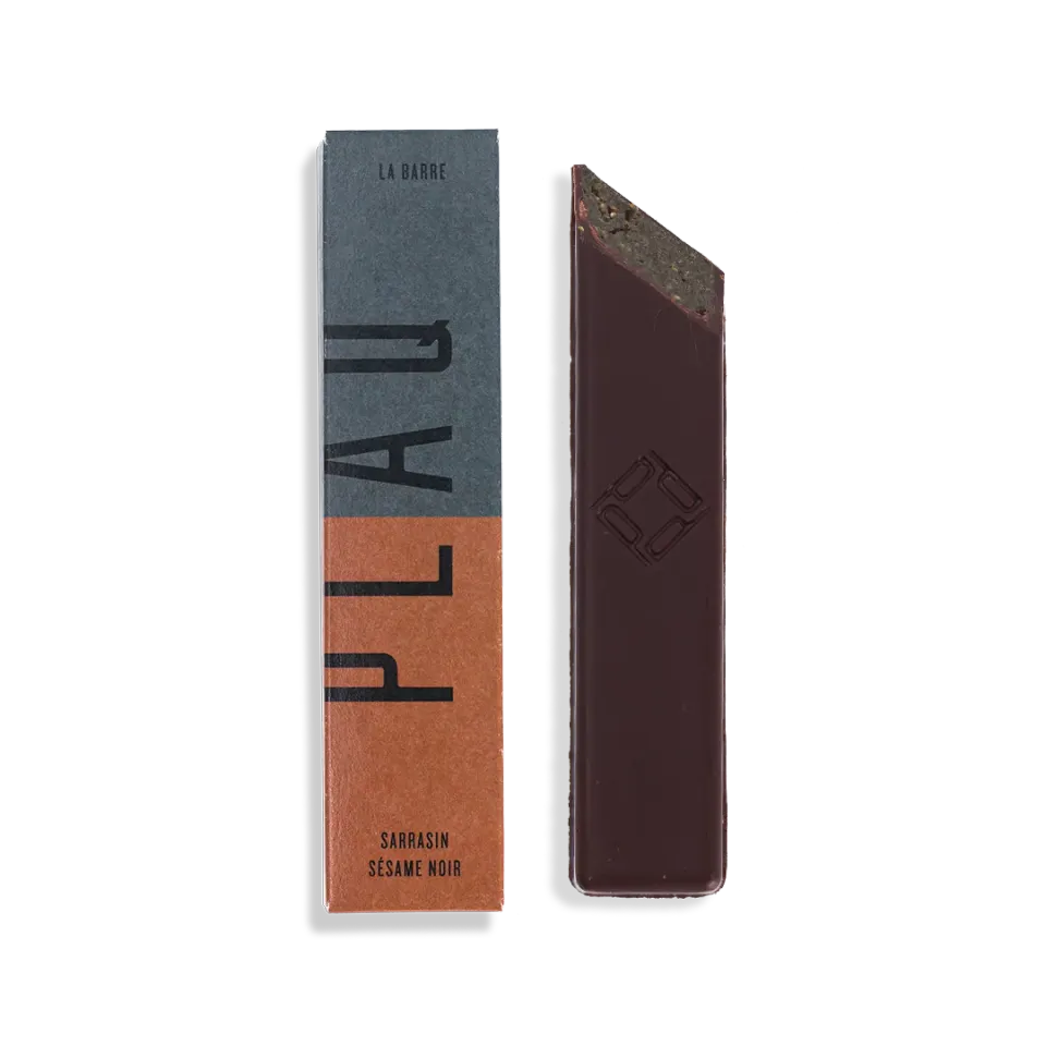 Plaq Kamili barre sarrasin sésame noir chocolat noir