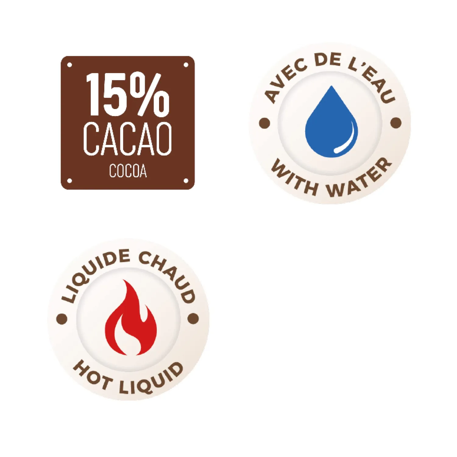 Cémoi Dosette poudre chocolatée lactée 15% cacao 5 kg