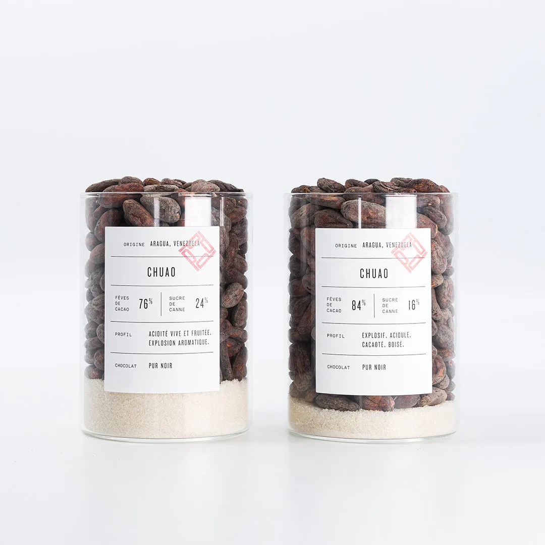 PLAQ Très Noir Chuao 84% tablette chocolat noir