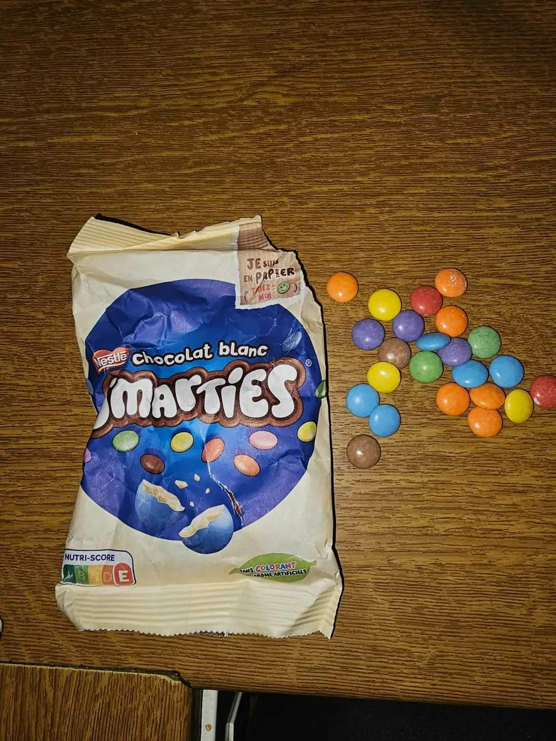 Smarties White billes chocolat blanc 250 g colorées