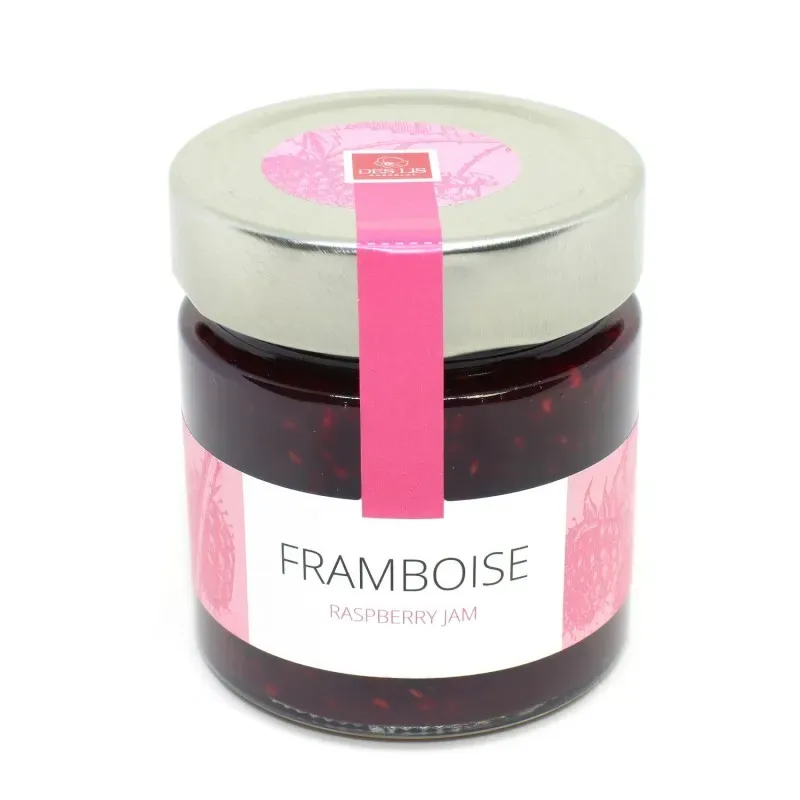 Des Lis Chocolat confiture framboise 300g fruitée