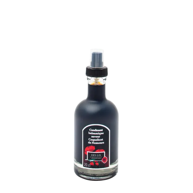 Des Lis Chocolat Coquelicot de Nemours condiment balsamique coquelicot