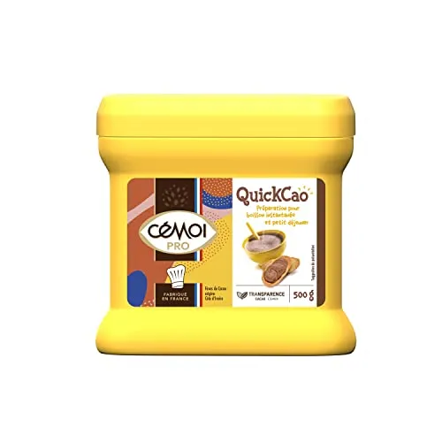 Cémoi Quickcao chocolat en poudre 500 g lacté