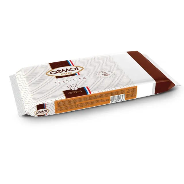 Cémoi Tradition 55% chocolat couverture noir 2,5 kg