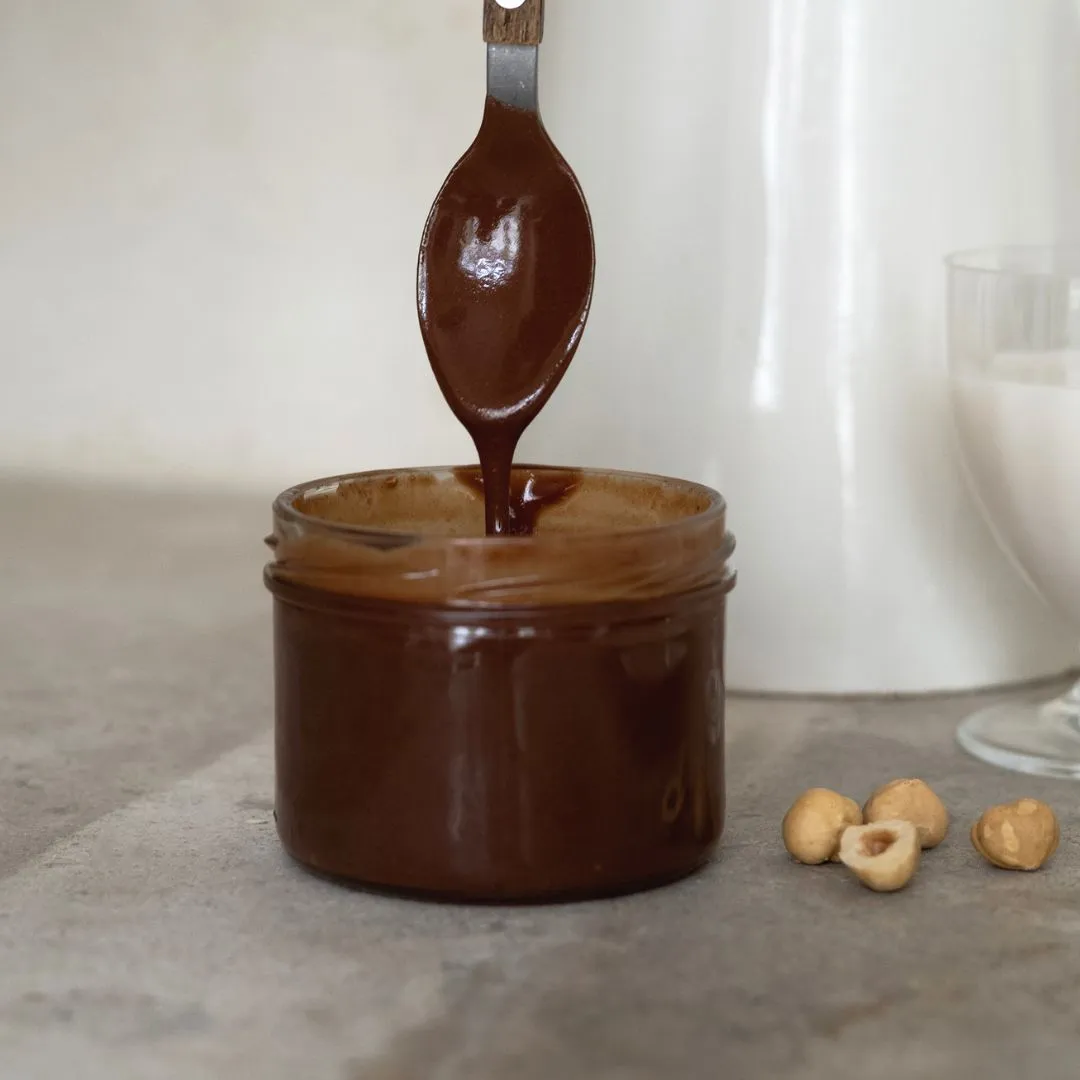 Plaq pâte à tartiner chocolat noisettes pot