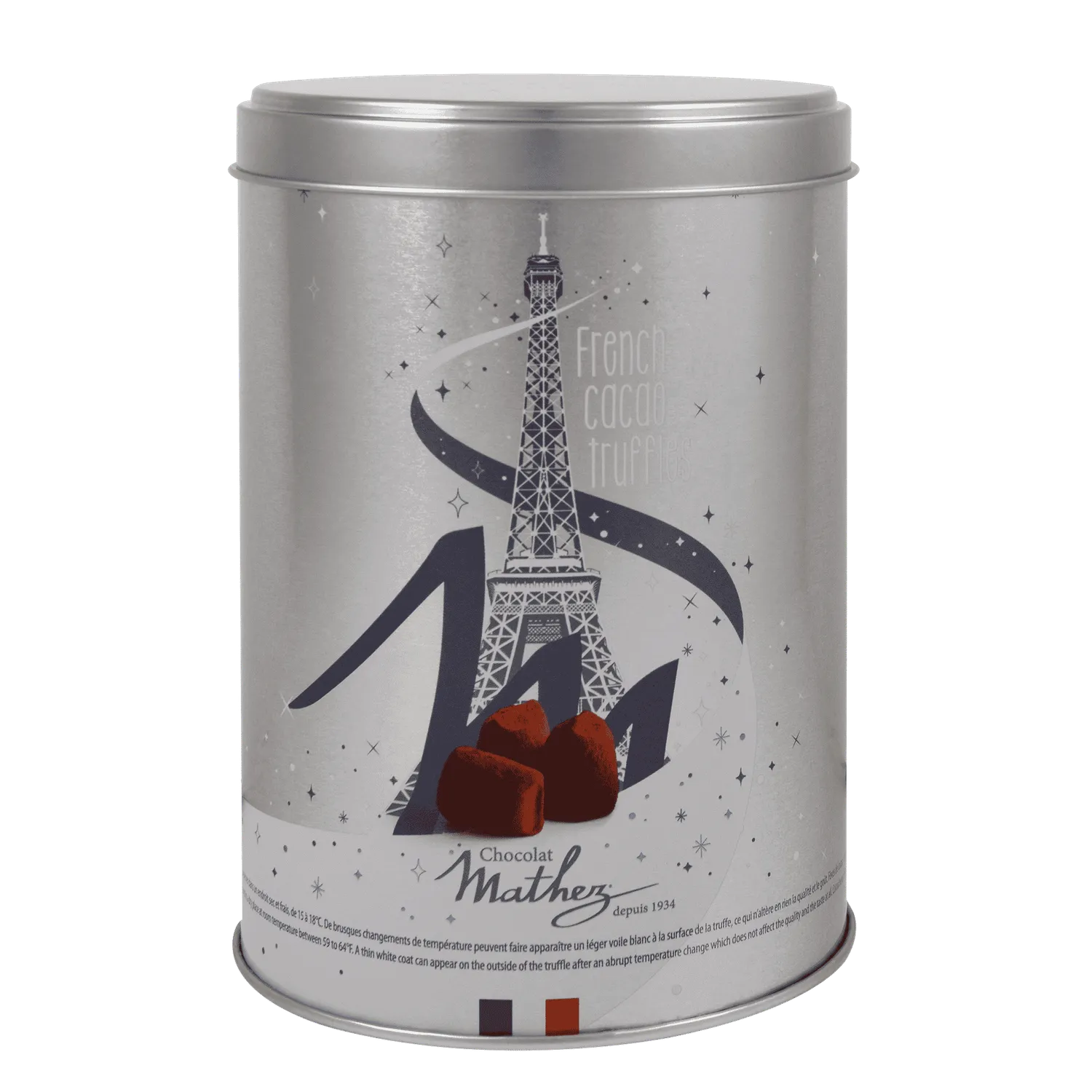 Chocolat Mathez Star truffes fantaisie 500 g boîte métal