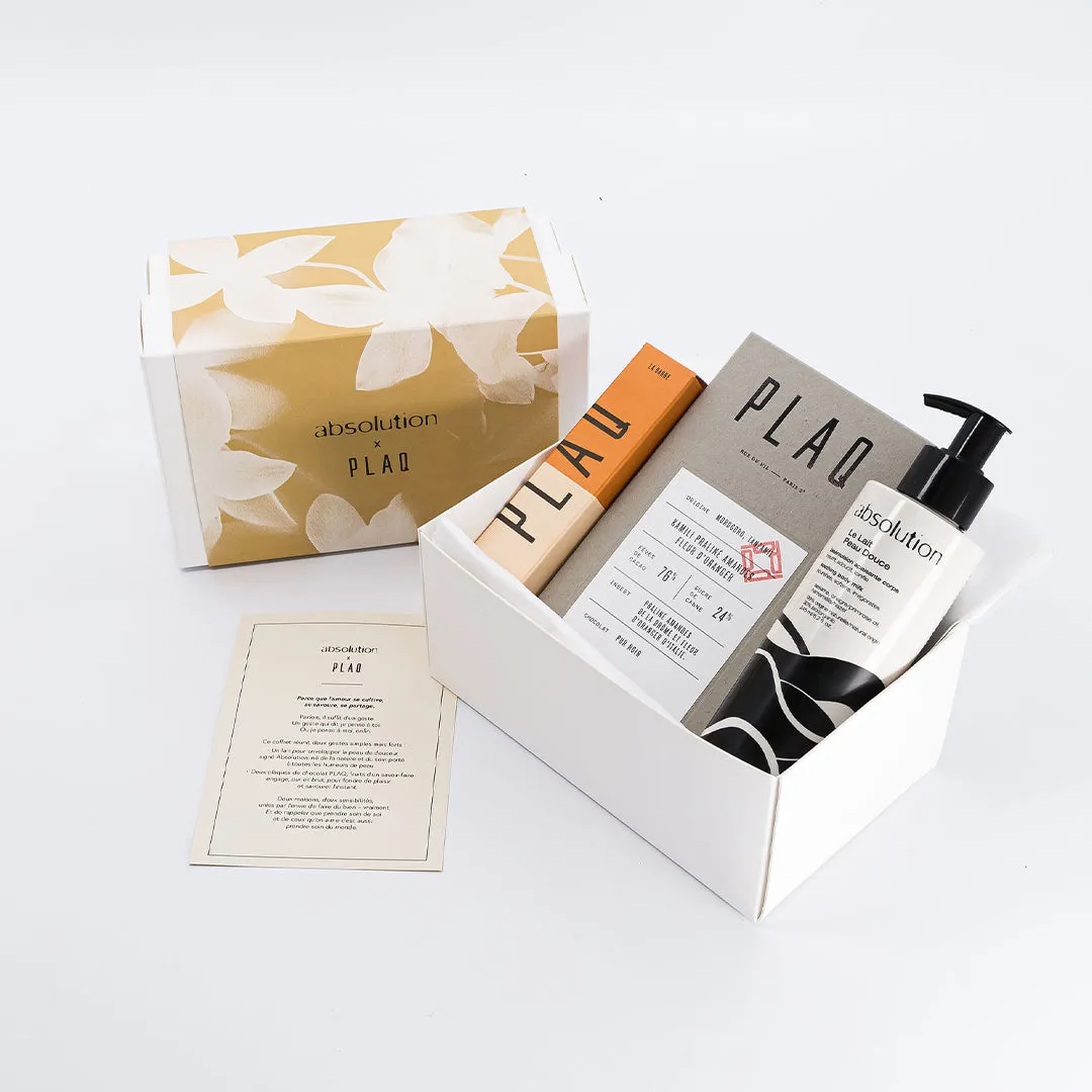 PLAQ x Absolution coffret printanier temps pour soi édition limitée