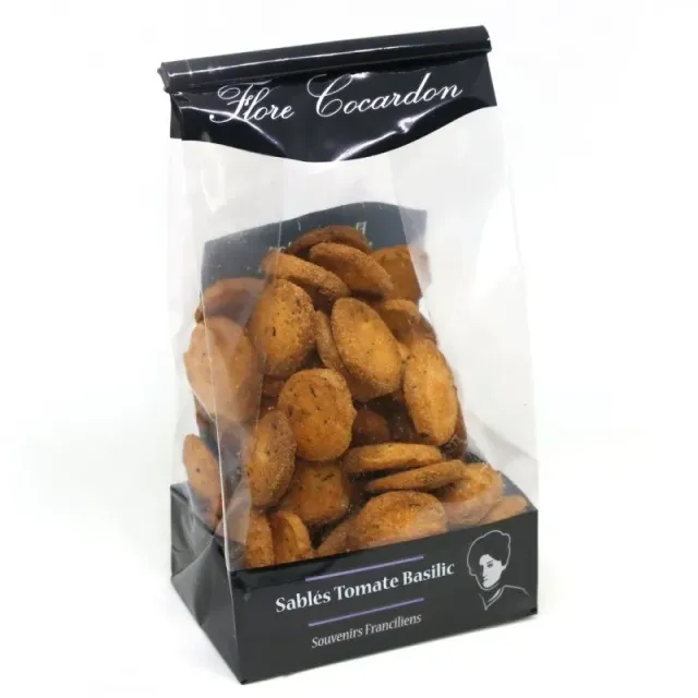 Des Lis Chocolat Flore Cocardon sablés tomate basilic 200g