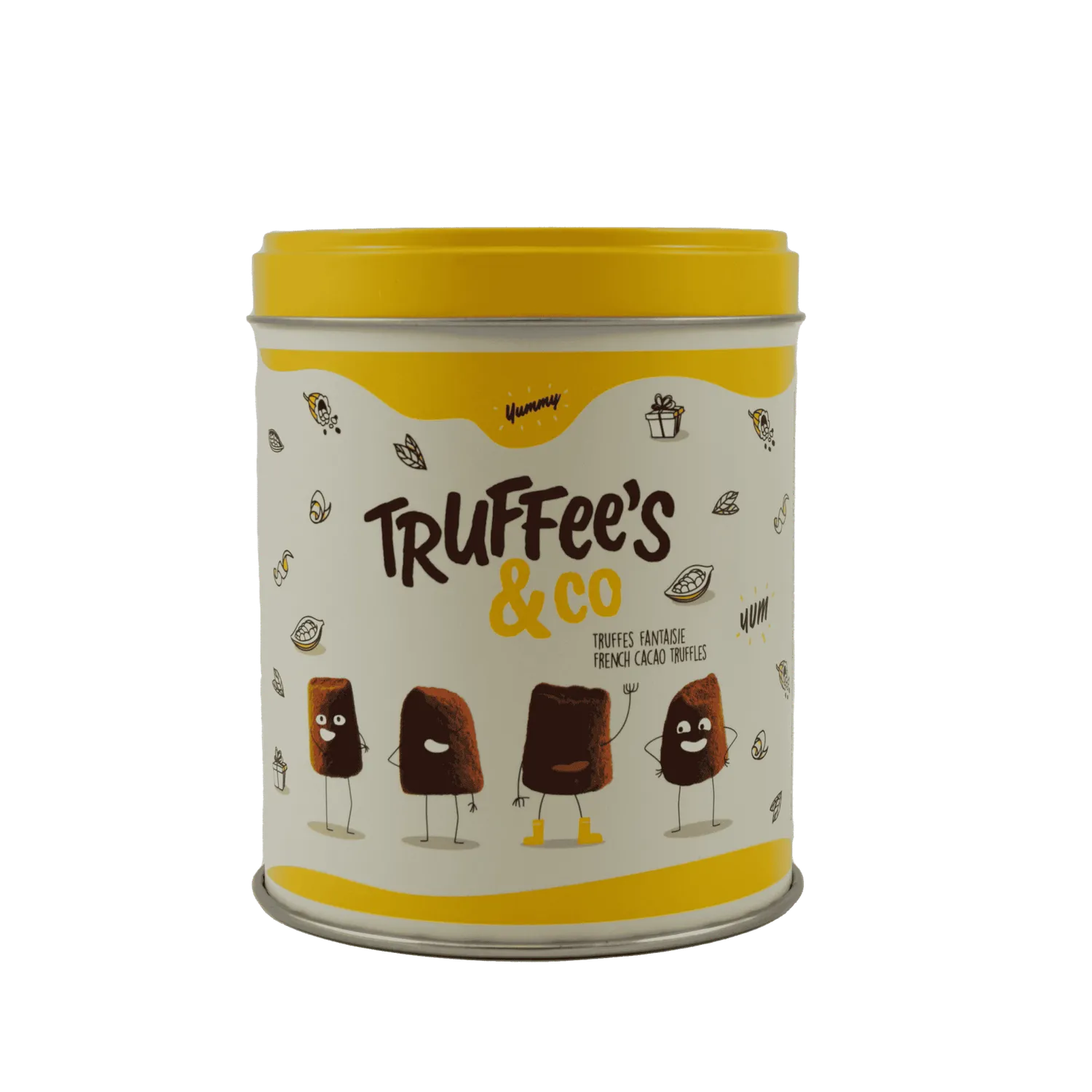 Mathez Truffee's & Co mini boîte métal truffes 100g cacao