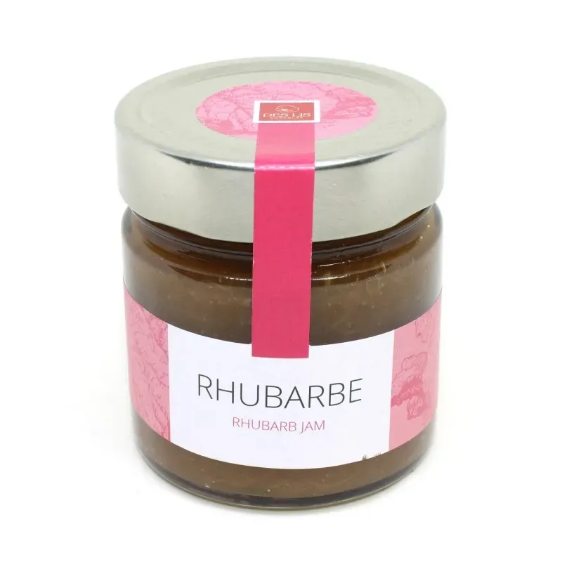Des Lis Chocolat confiture rhubarbe 300g acidulée