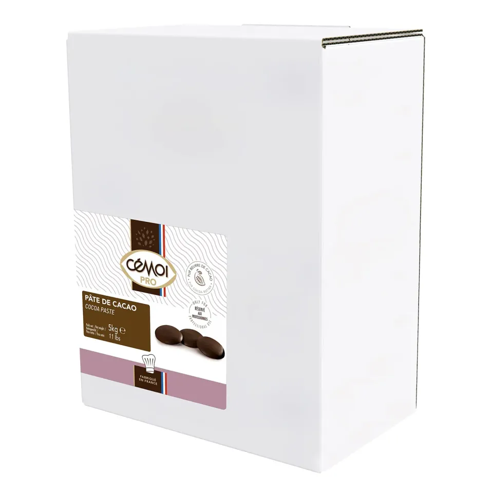Cémoi Palets pâte de cacao pure chocolat blanc 5 kg