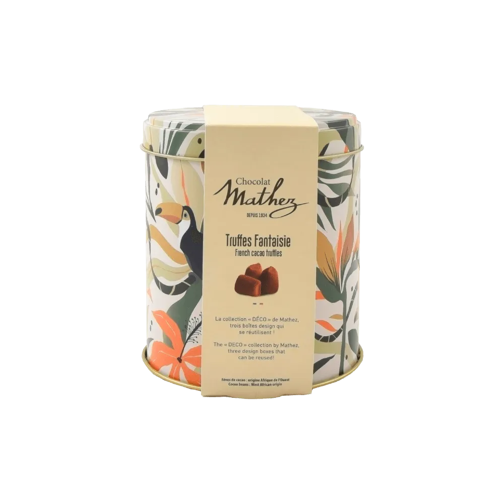 Chocolat Mathez Truffes Fantaisie Deco boite 250g cacao