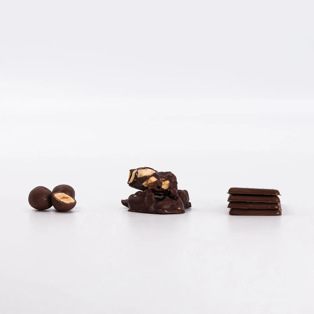 PLAQ Boîte Mix Artisan coffret chocolat noisette amande
