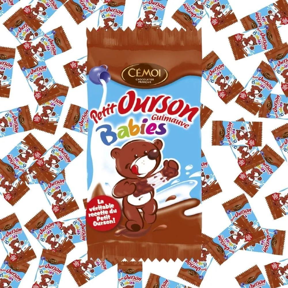 Cémoi Petit Ourson guimauve chocolat au lait vrac 230 pièces 2,9kg