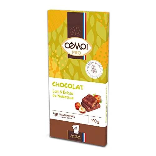 Cémoi Tablette Dégustation Lait Noisettes tablette 100 g croquant