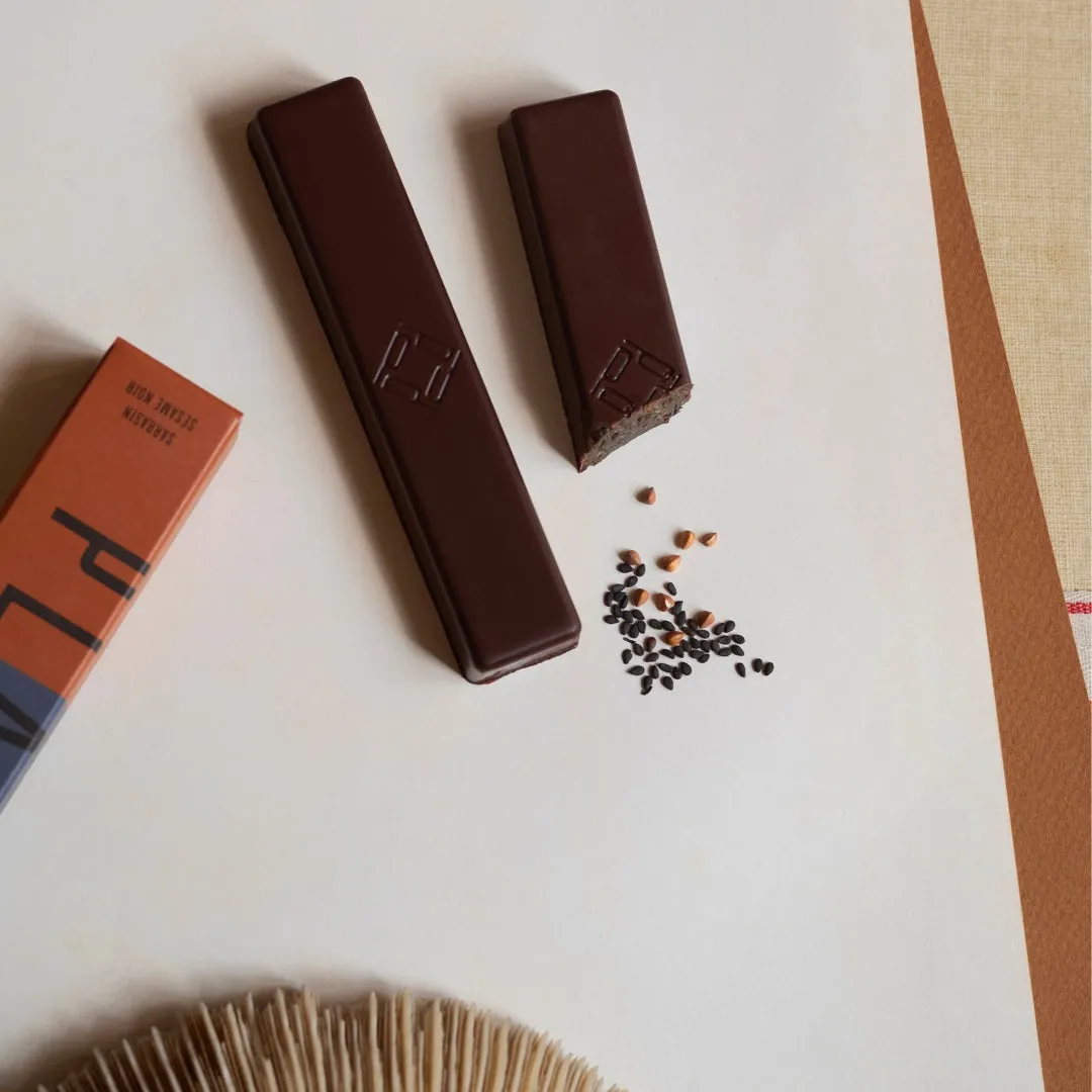 Plaq Kamili barre sarrasin sésame noir chocolat noir