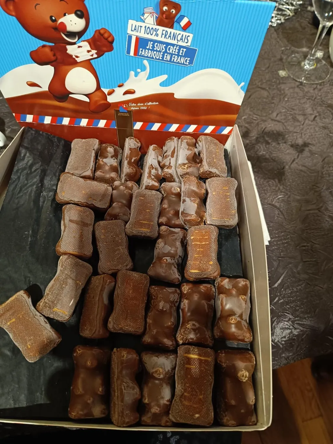 Cémoi Petit Ourson guimauve chocolat au lait 48 pièces moelleux