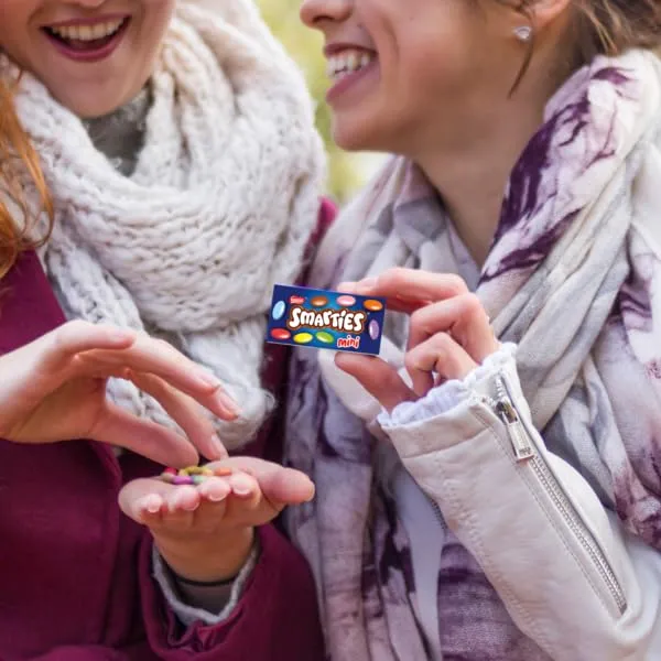 Smarties Mini bonbons chocolat au lait 315g familial colorés naturels
