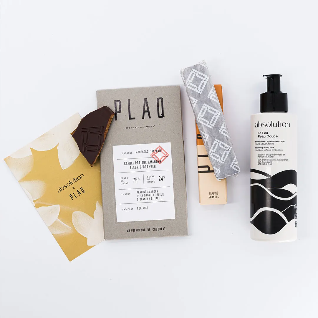 PLAQ x Absolution coffret printanier temps pour soi édition limitée