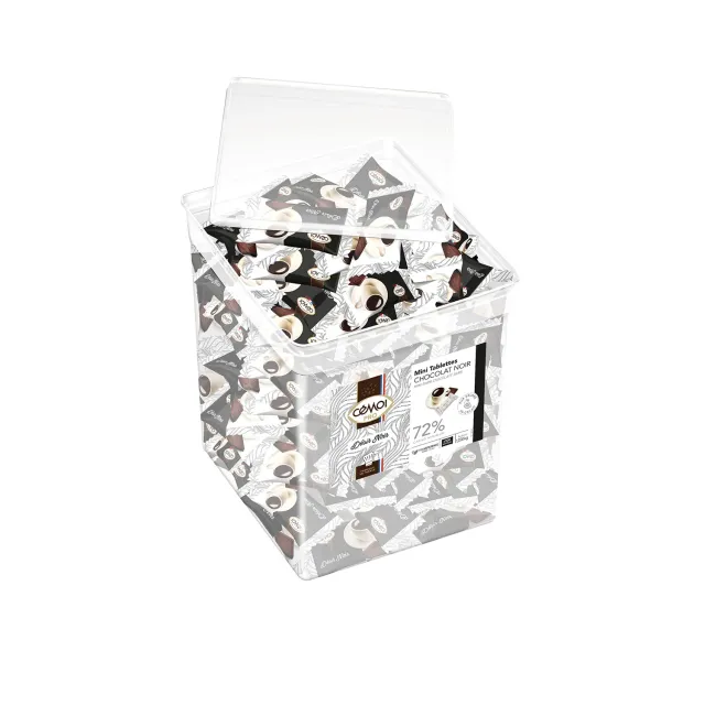 Cémoi Désir Noir napolitains 72% tubo 1,2 kg fruité