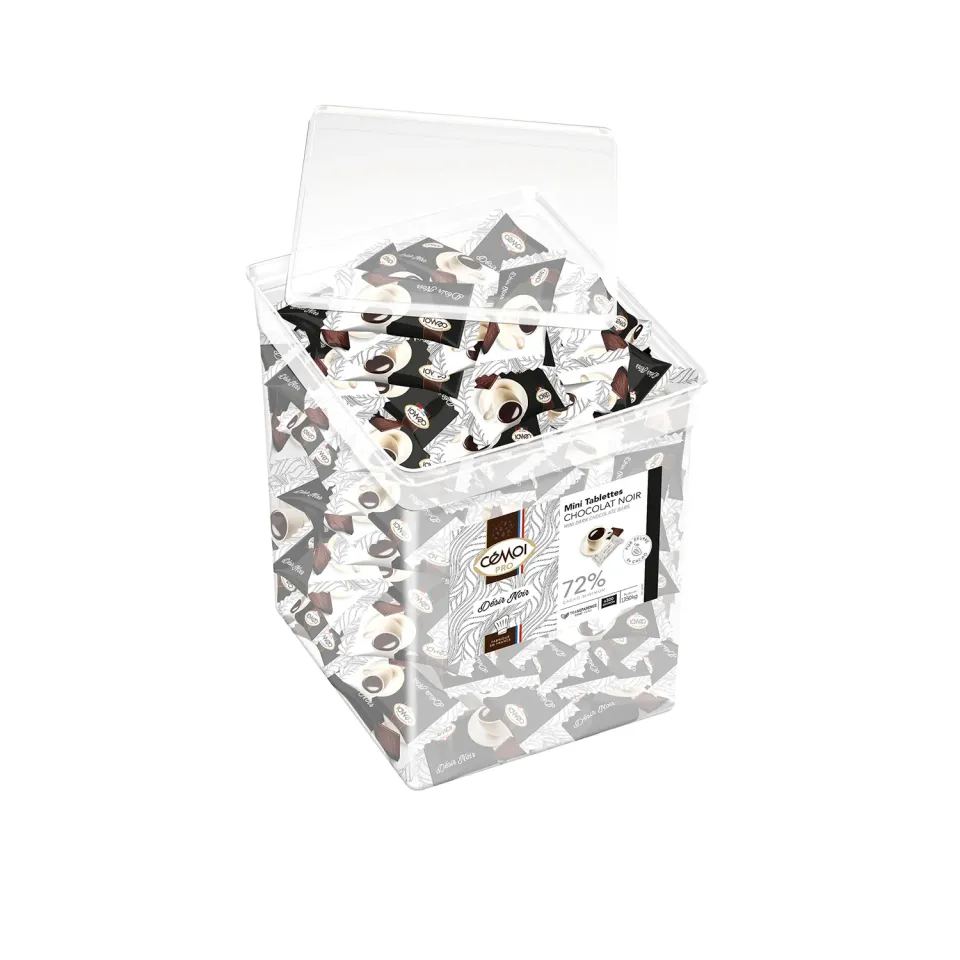 Cémoi Désir Noir napolitains 72% tubo 1,2 kg fruité