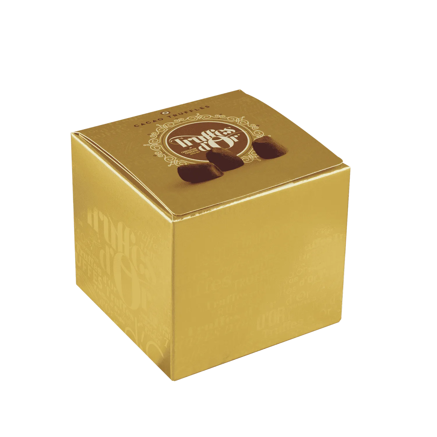 Mathez Truffe d'Or Attaque ballotin truffes fantaisie dorées