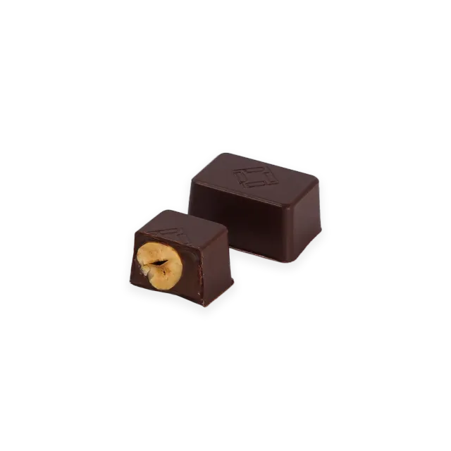 Plaq Kamili 76% bonbons craquants noisettes fondants