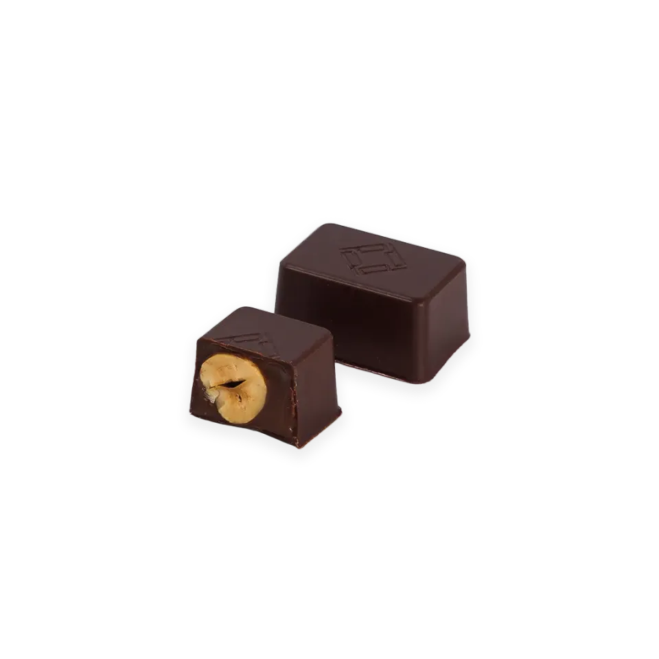 Plaq Kamili 76% bonbons craquants noisettes fondants