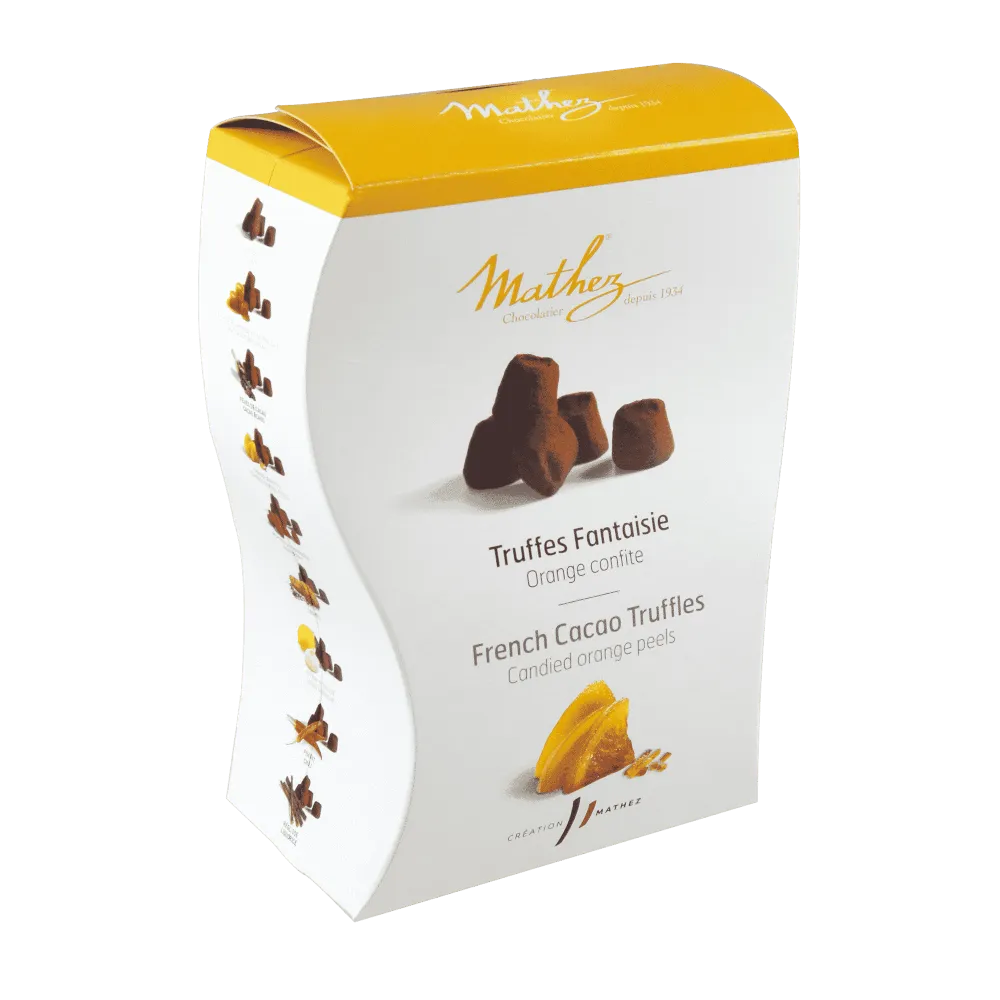 Chocolat Mathez Uno étui truffes 250g classique