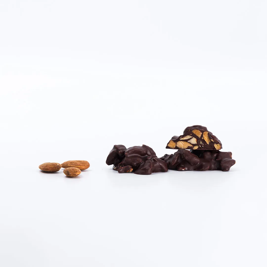 Plaq Kamili Rochers Noir Amandes rochers chocolat