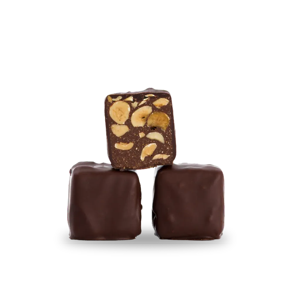 PLAQ Rocher Lait Praliné Noisettes croquant