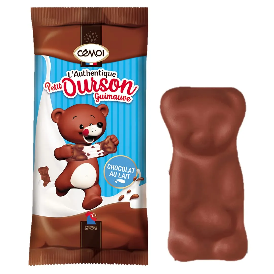 Cémoi Petit Ourson guimauve chocolat au lait vrac 230 pièces 2,9kg