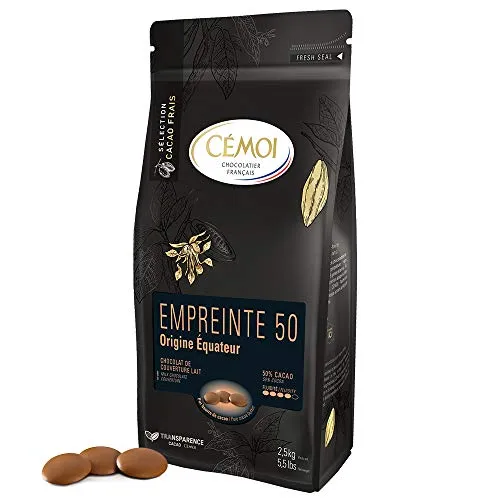 Cémoi Empreinte 50 palets chocolat au lait 2,5 kg