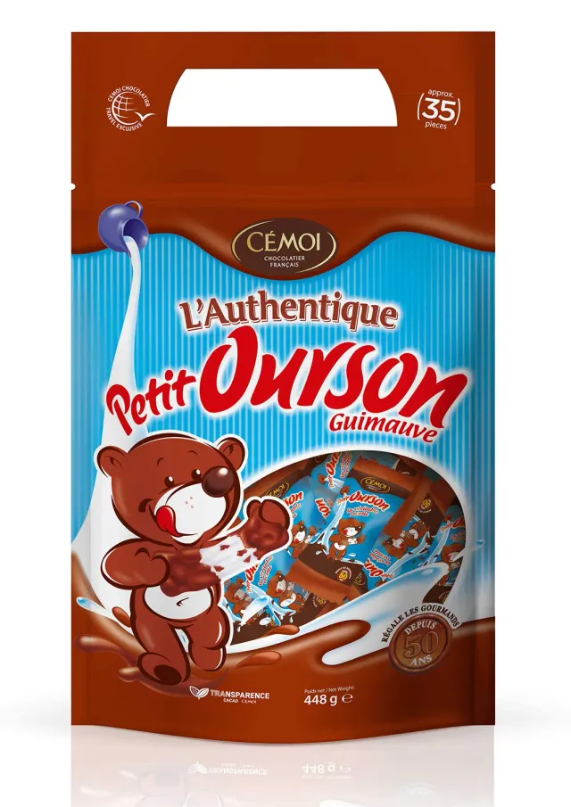 Cémoi Petit Ourson Guimauve Chocolat Lait 488 g