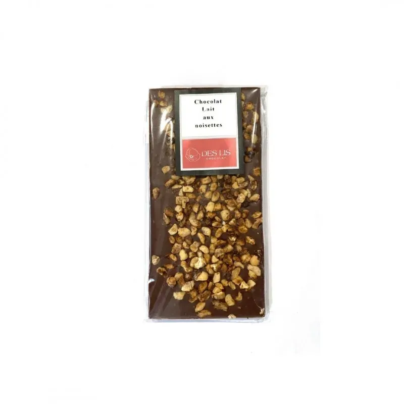 Des Lis Chocolat Tablette Lait Noisettes chocolat 100g