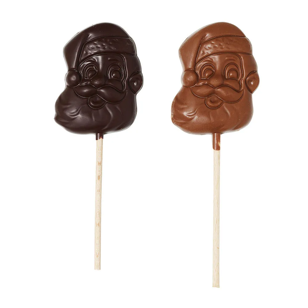Belledonne Père Noël Bio Sucette Présentoir 50 Chocolat