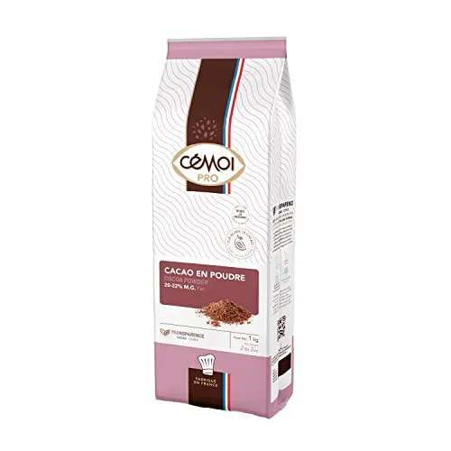 Cémoi poudre de cacao rouge 1 kg pâtissière