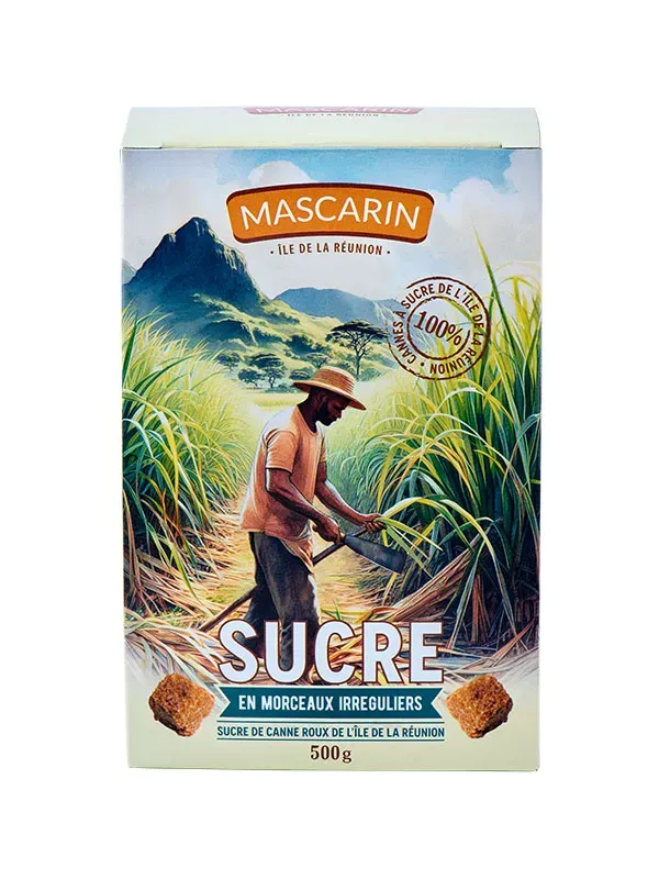 Mascarin Sucre roux morceaux irréguliers caramélisé