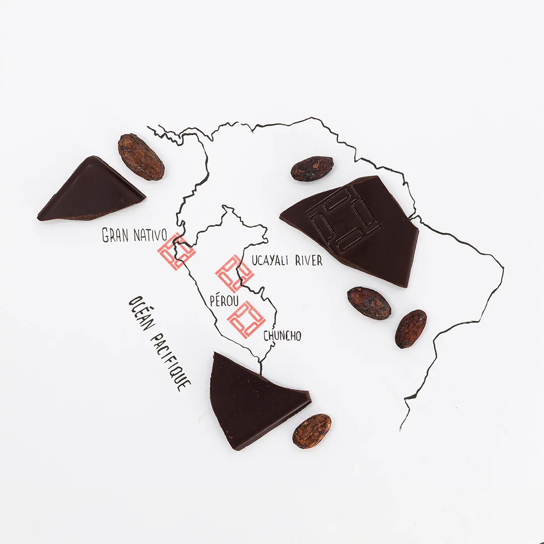 Plaq Ucayali River 84% tablette chocolat noir intense