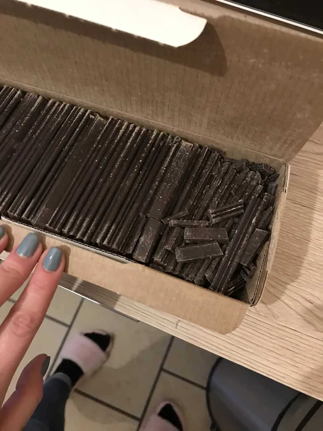 Cémoi Bâtons boulanger chocolat 40% courts 1,6kg lait intense