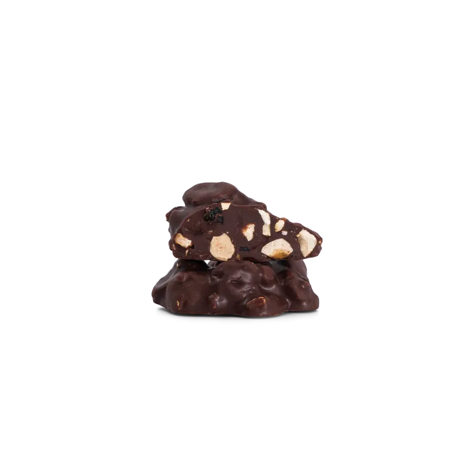PLAQ Rochers chocolat lait Idukki 58% noisettes Piémont