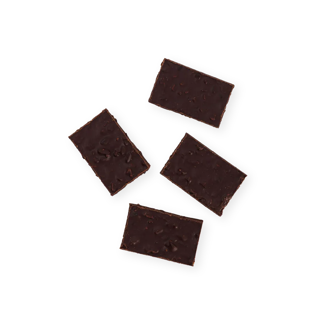 PLAQ Chuao fragments noir grué cacao 76%