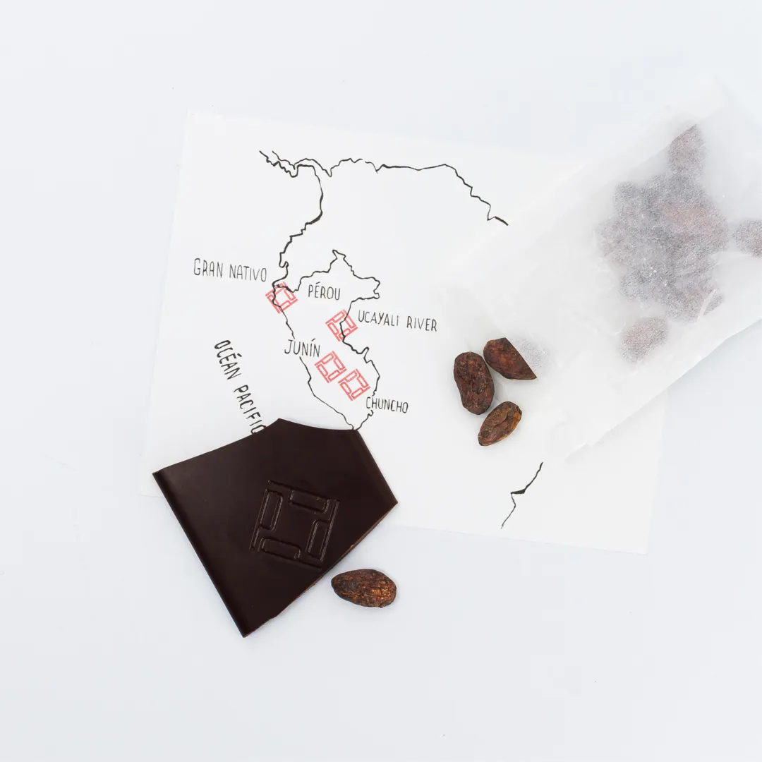 Plaq Très Noir Junin 84% tablette chocolat noir Pérou